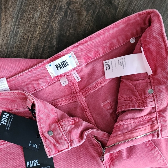 Paige Cindy High Rise Straight Ankle Jeans - Picture 3 of 3